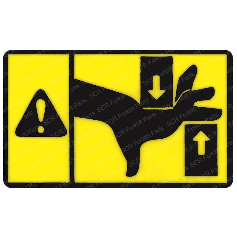 DECAL - PINCH POINT NI97836-L2001 ni97836-l2001 product image