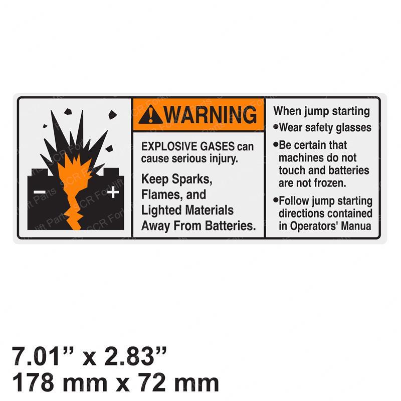 DECAL - EXPLODING BATTERY JL4107402 jl4107402 product image