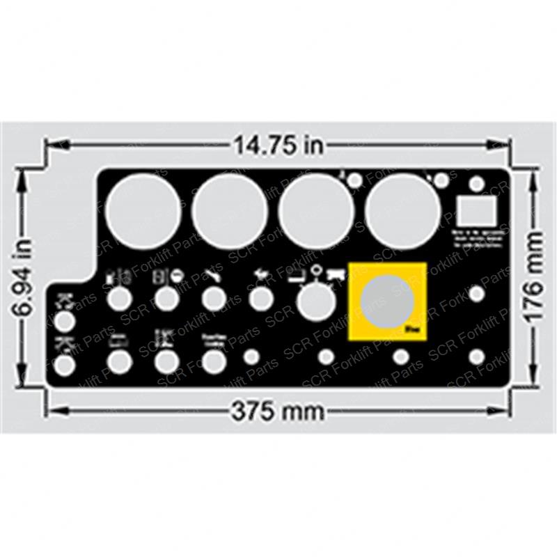 DECAL - CONTROL PANEL GN48705GT gn48705gt product image