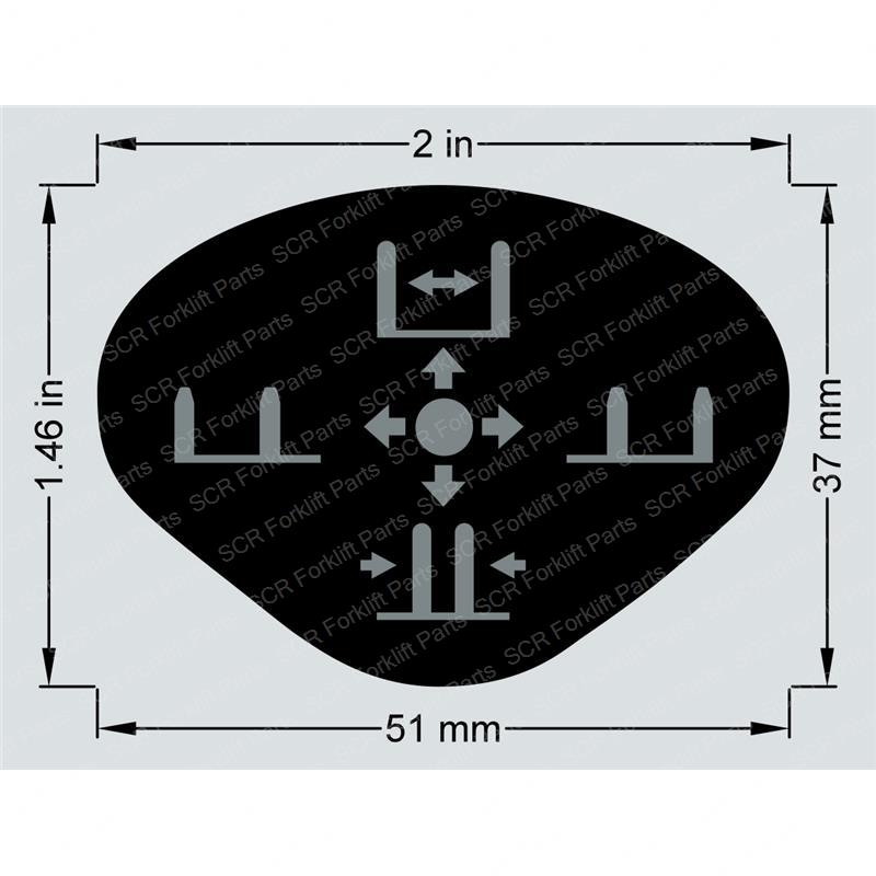 DECAL - FORK FUNCTIONS (Linde LI000.938.33.11)