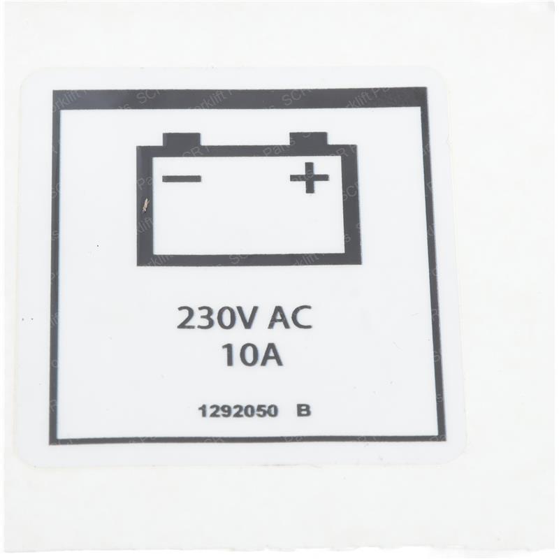 DECAL, LABEL, PWR TO CHARGER GN1292050GT gn1292050gt product image
