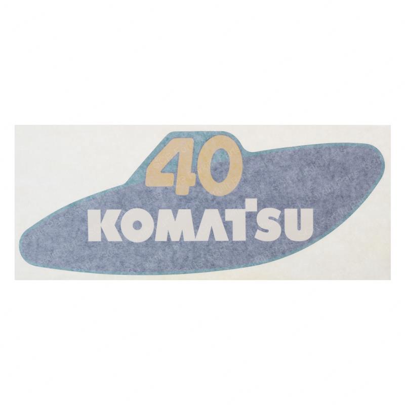 NAME PLATE 40 LEFT KO37C-1QK-A030 ko37c-1qk-a030 product image