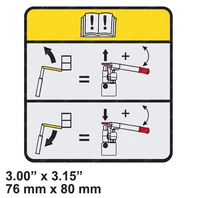 DECAL,MANUAL DESCENT JIB INSTR JL1001222801 jl1001222801 product image