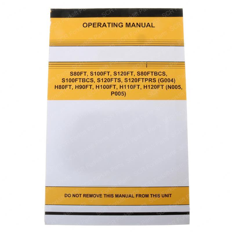 MANUAL - OPERATORS HY1624733 hy1624733 product image