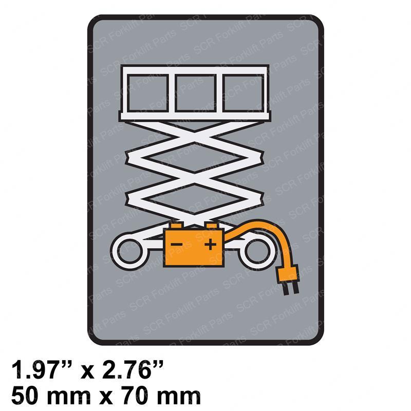 DECAL - BATTERY CHARGER SY1230896 sy1230896 product image
