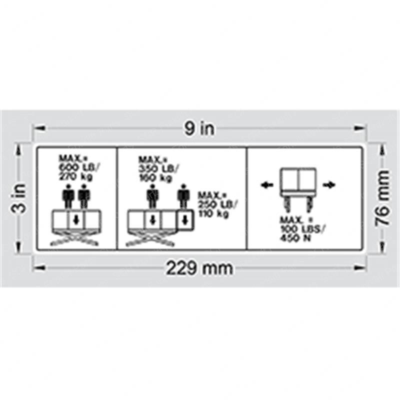 NAMEPLATE CAPACITY (600 LB) JL3252588 jl3252588 product image