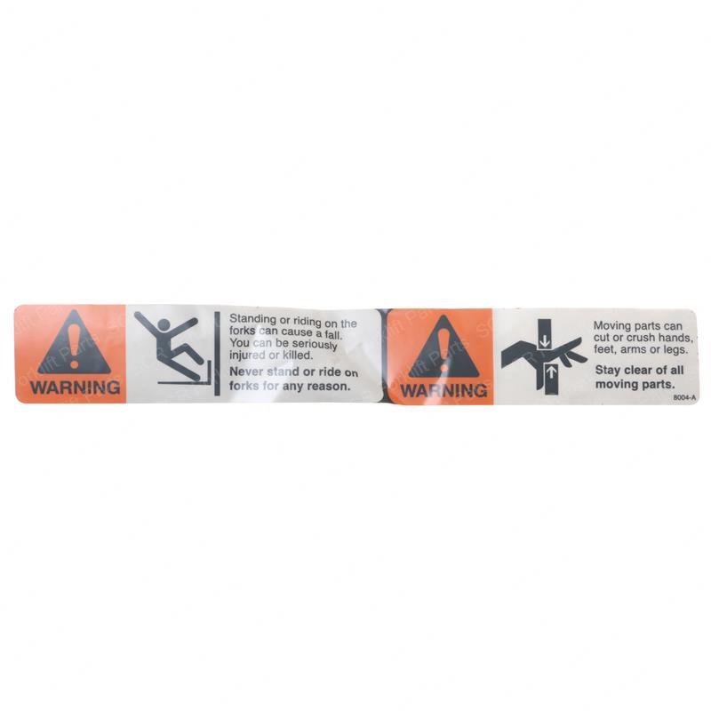 WARNING STAND ON + NO HANDS CR68004 cr68004 product image