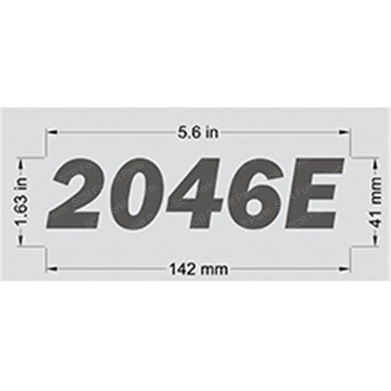NAMEPLATE (2046) JL3252470 jl3252470 product image