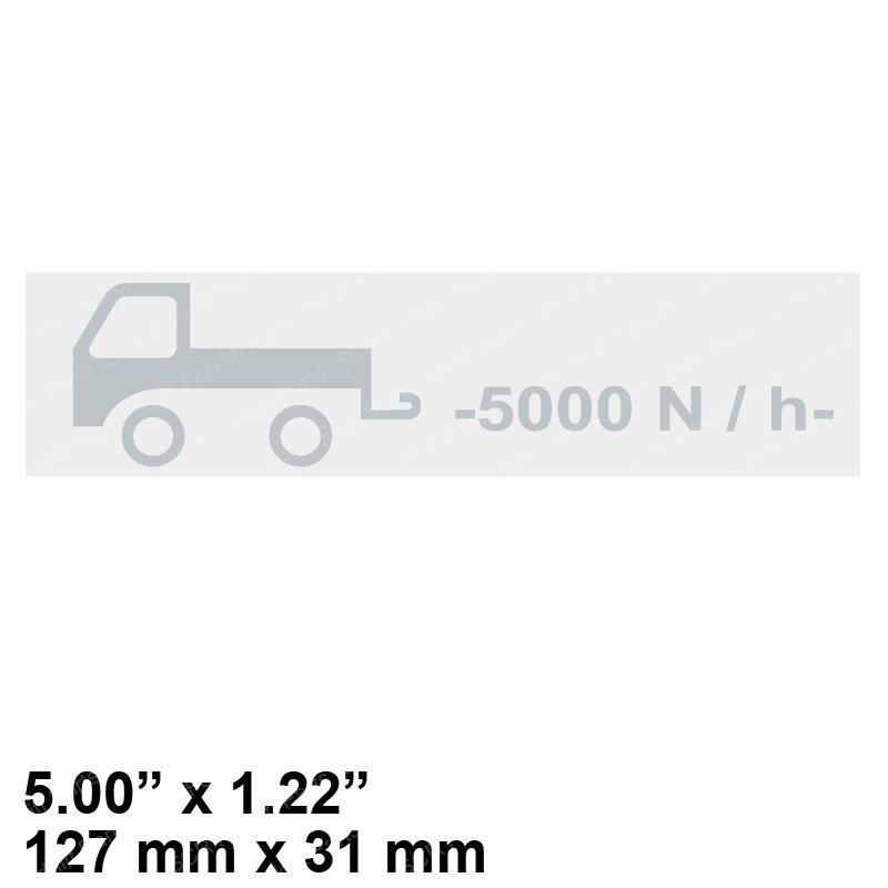 DECAL - 5000 N/H TOWING BLACK LI0009380939 li0009380939 product image