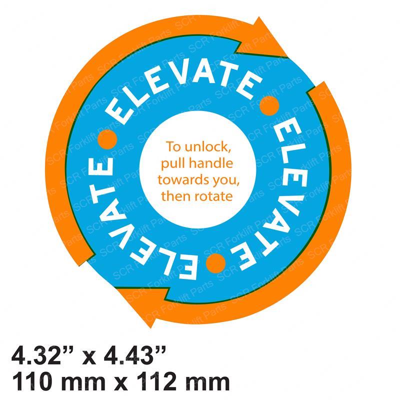 DECAL - ELEVATE CRANK JL1001213997 jl1001213997 product image