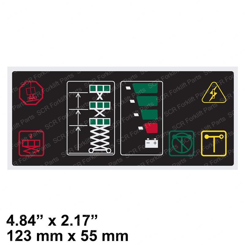 DECAL - PLAT CONTROL FUNCTION JL1001218285 jl1001218285 product image