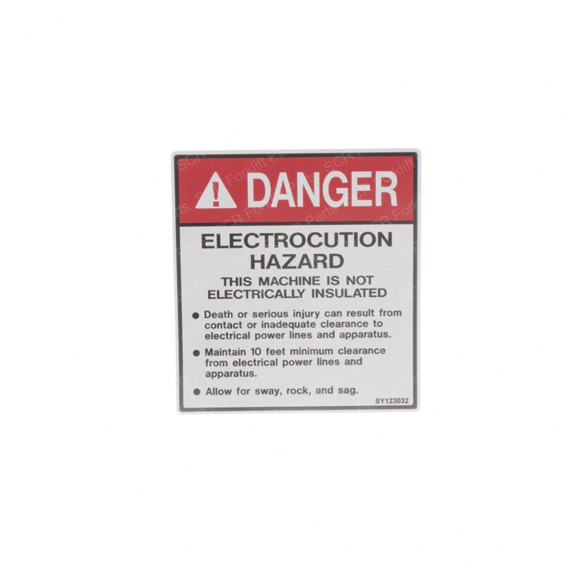 DECAL - ELECT. HAZARD JL323899 jl323899 product image