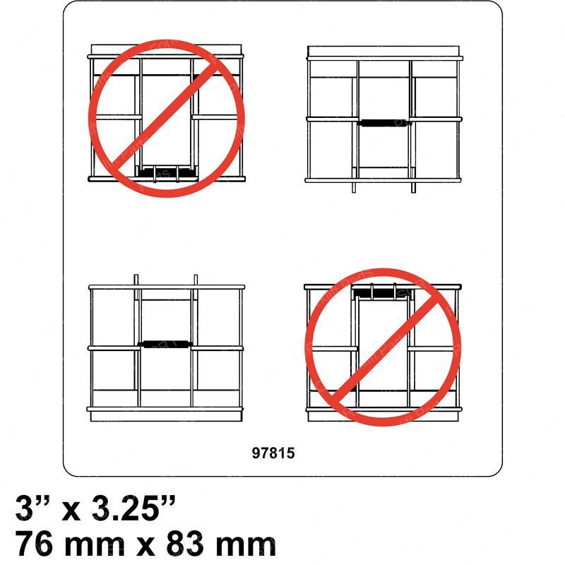 DECAL - PLATFORM GATE JL97815GT jl97815gt product image