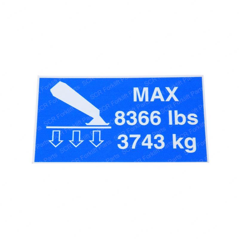 DECAL - OUTRIGGER DOWNFORCE SY28-108454 sy28-108454 product image