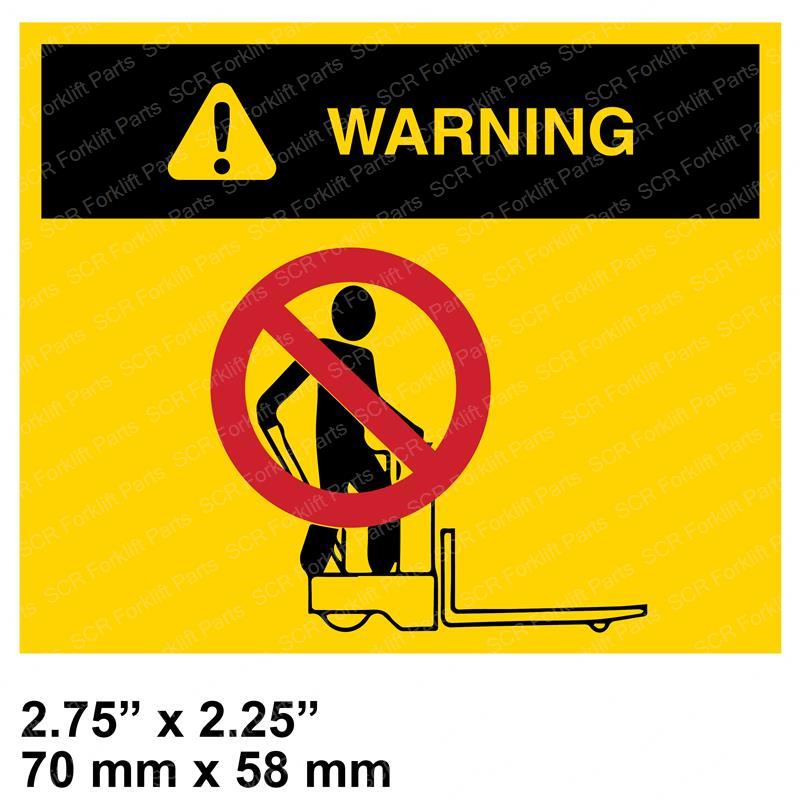 WARNING NO RIDING CR110940 cr110940 product image