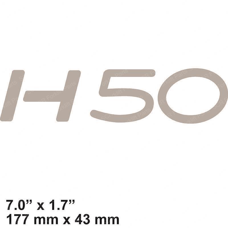DECAL - MODEL H50 LI0009382267 li0009382267 product image