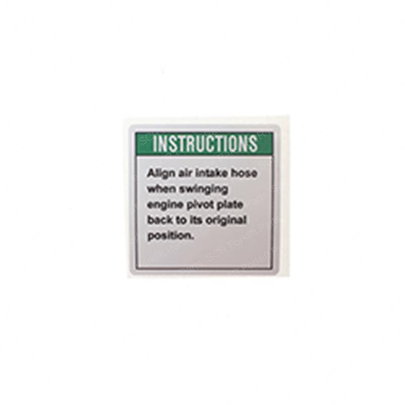 DECAL - INST AIR INTAKE HOSE GN35599B gn35599b product image