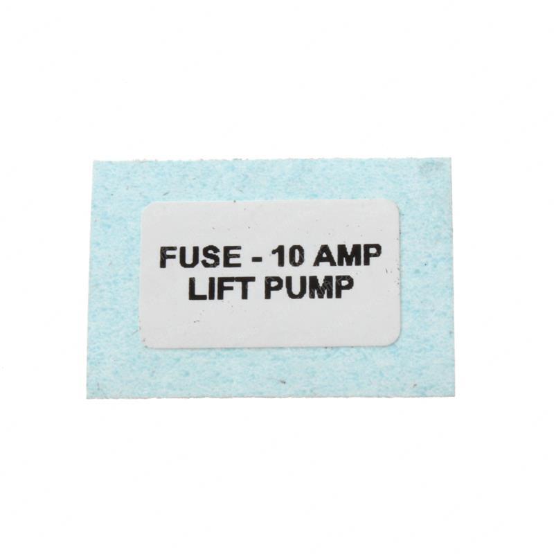 LABEL - 10 AMP HY1558216 hy1558216 product image