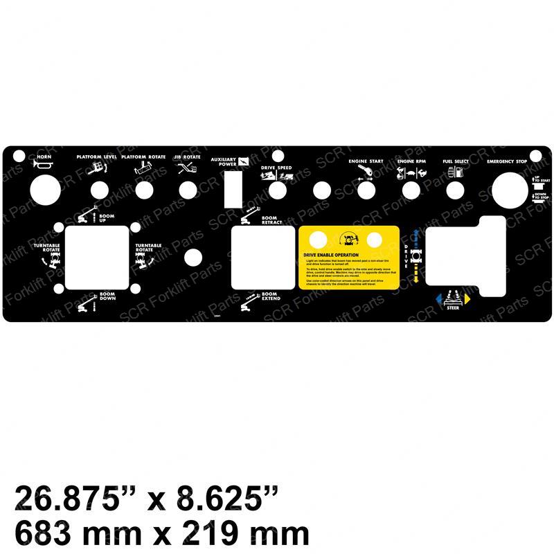 DECAL - PLATFORM CTRL PANEL JL32941GT jl32941gt product image