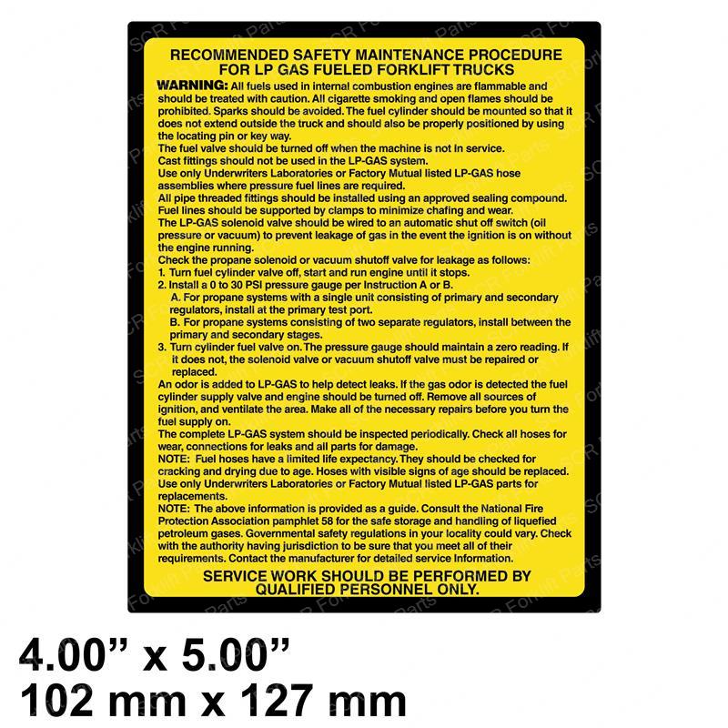 NAME PLATE - SAFETY AFS M486 KO8766064 ko8766064 product image