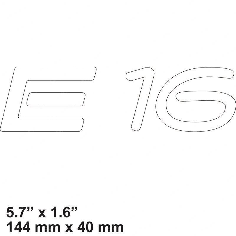 DECAL - MODEL E16 LI0009382089 li0009382089 product image