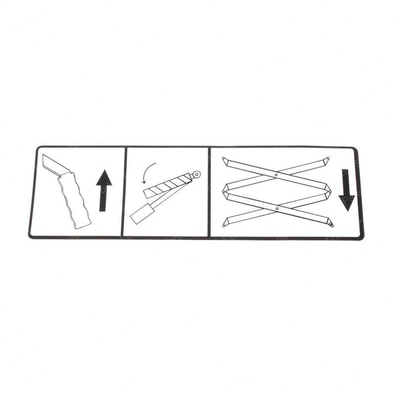 DECAL - SAFETY PROP SY1230903 sy1230903 product image