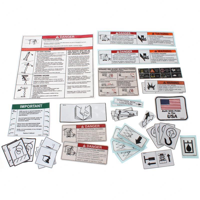 DECAL KIT (DOM CSA) E3 SY1230985 sy1230985 product image