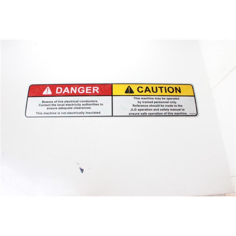 DECAL CAUTION JL1703877 jl1703877 product image