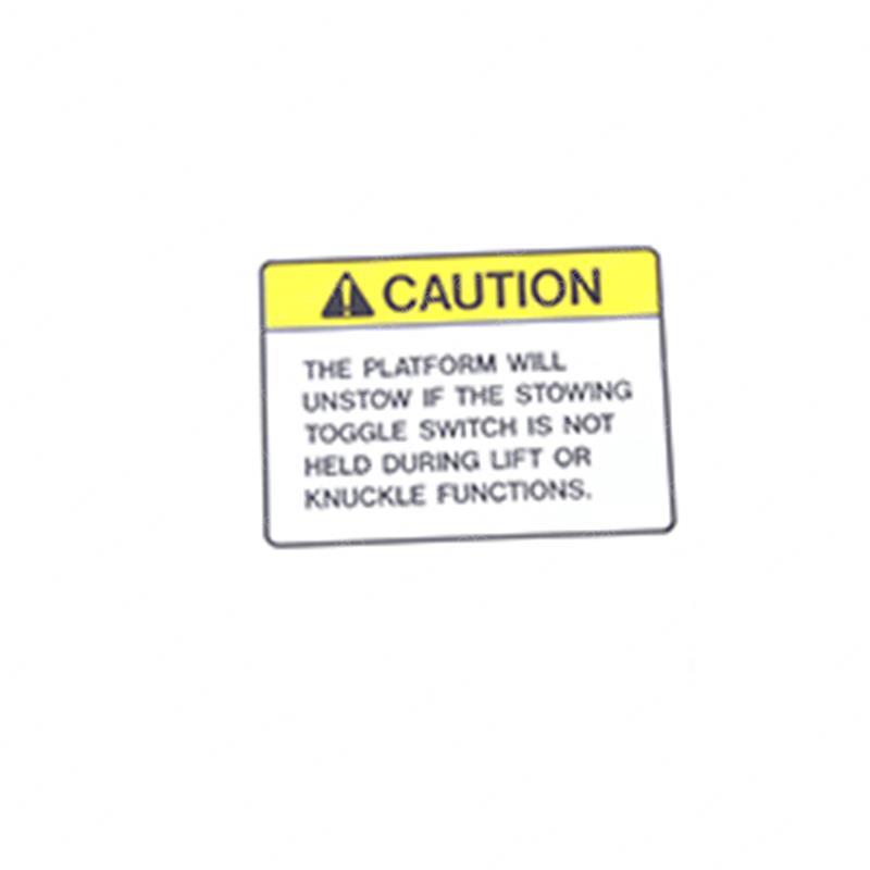 DECAL - CAUTION STOWING GNSJ703854 gnsj703854 product image