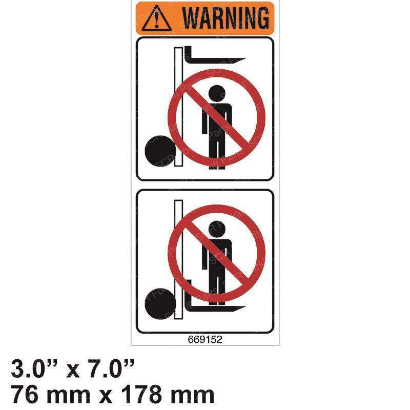 DECAL - DO NOT STAND SY1243863 sy1243863 product image