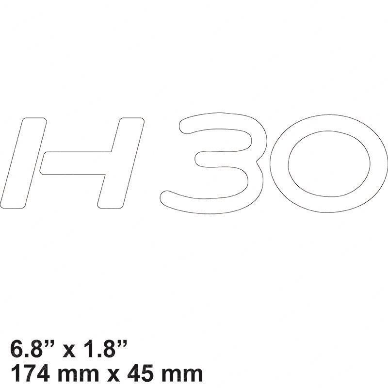 DECAL - MODEL H30 LIL0009382261 lil0009382261 product image
