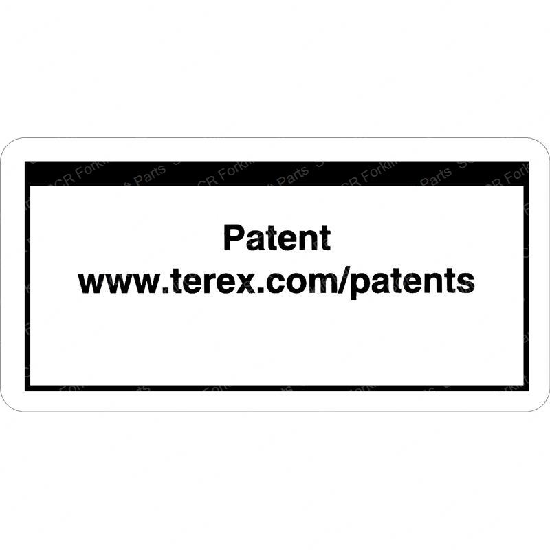DECAL - PATENTS WEBSITE GN38149GT gn38149gt product image