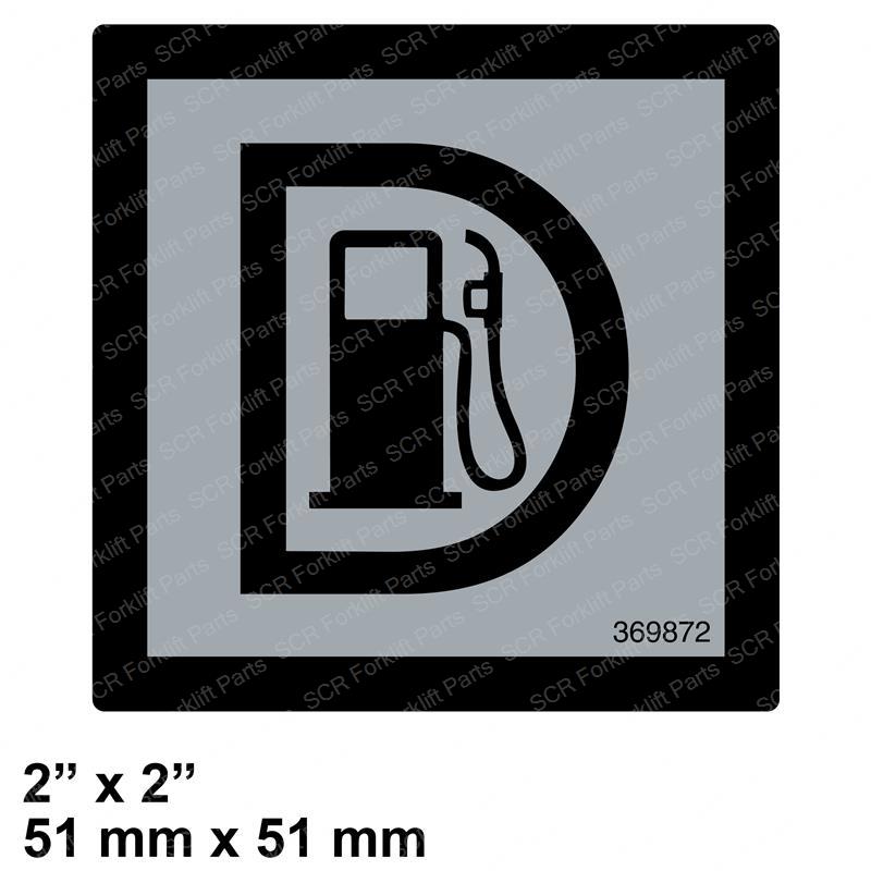 DECAL - DIESEL FUEL CT0369872 ct0369872 product image