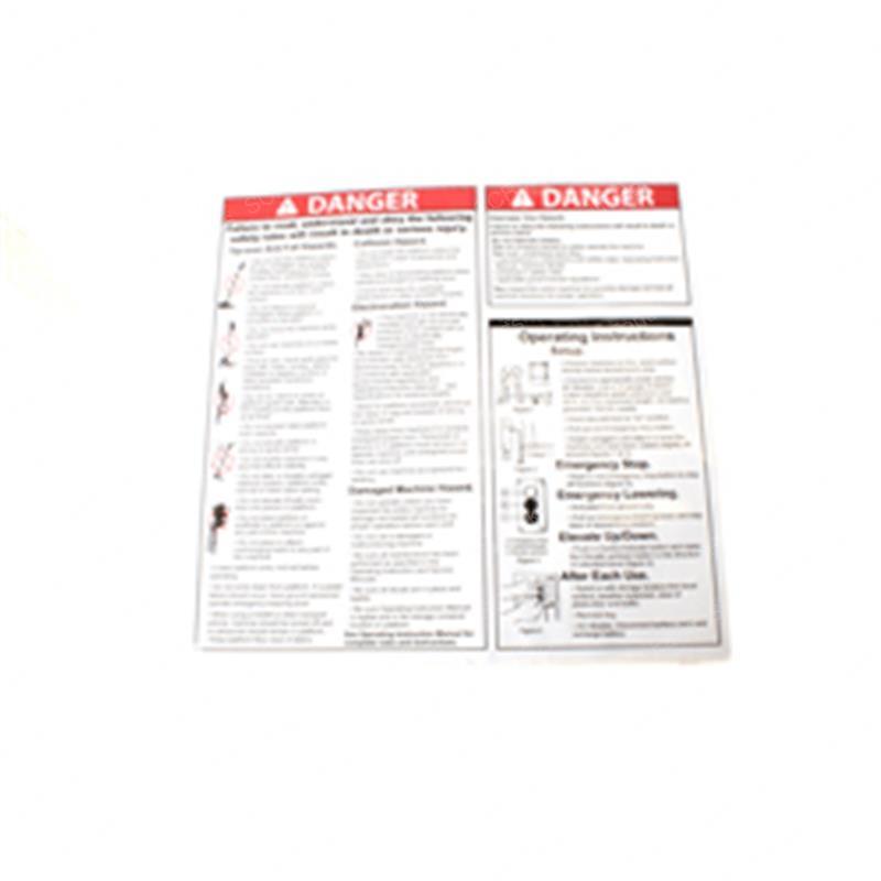 DECAL GENERAL SAFETY/OPERATION GN27854 gn27854 product image