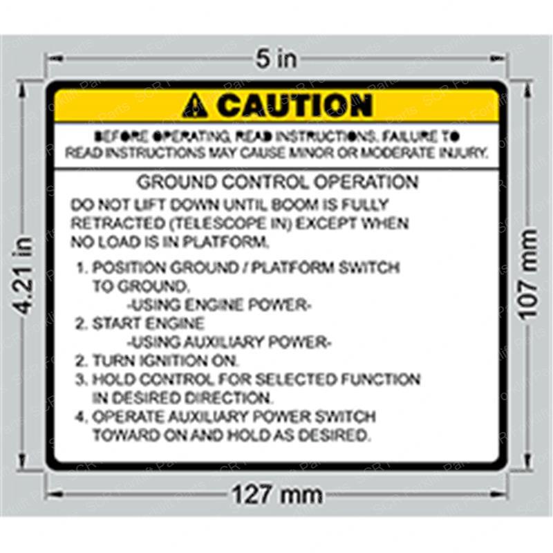 DECAL (GRND CONT OPER) JL1700582 jl1700582 product image