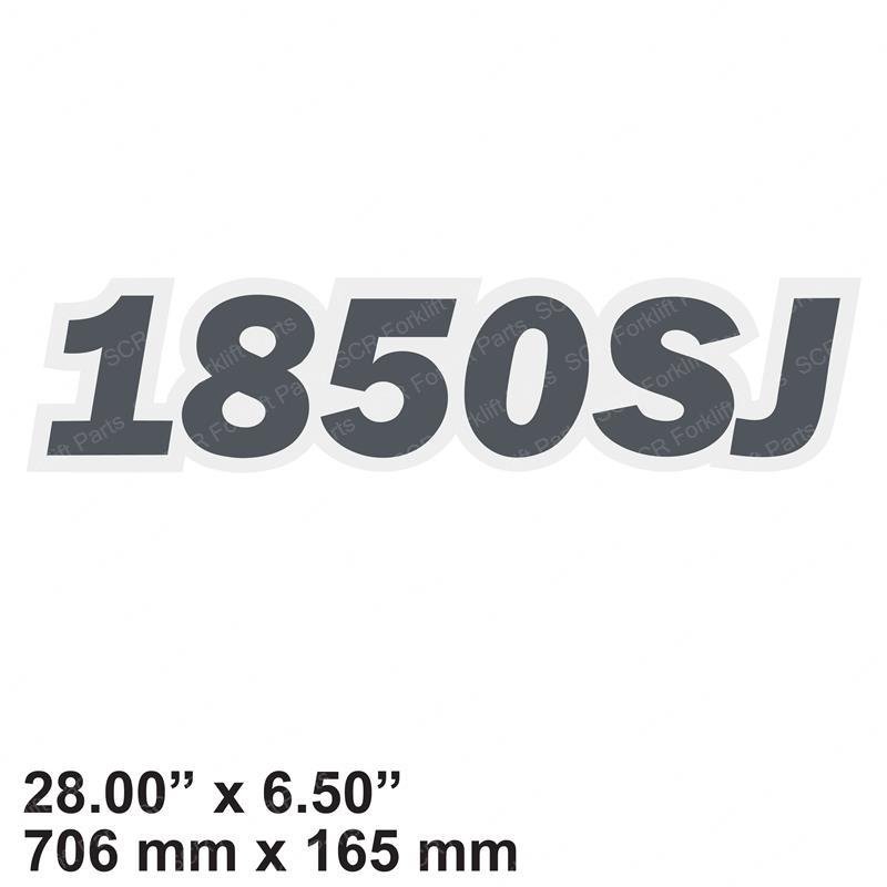 DECAL - MODEL 1850SJ JL1001267322 jl1001267322 product image