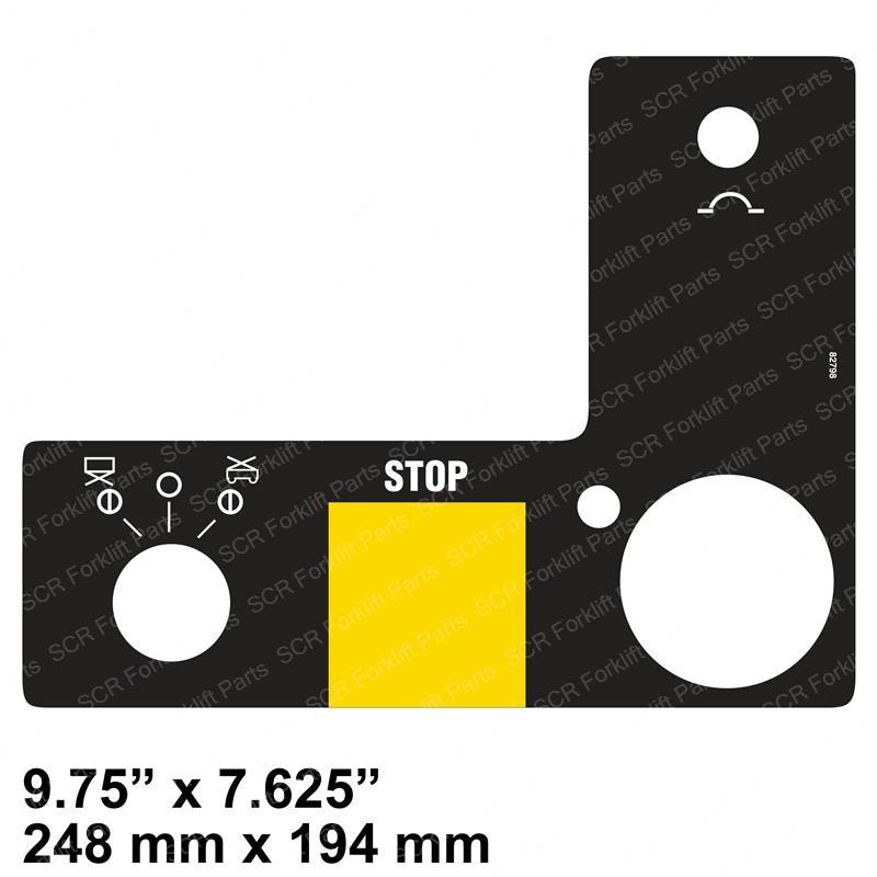 DECAL - CONTROL PANEL SY1230691 sy1230691 product image