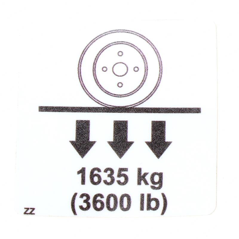 LABEL WHEEL LOAD 1635KG/360 SY1230644 sy1230644 product image