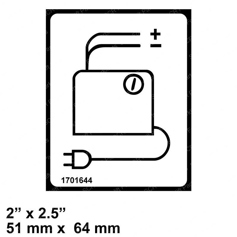 DECAL - BATTERY CHARGER GNJL1701644 gnjl1701644 product image