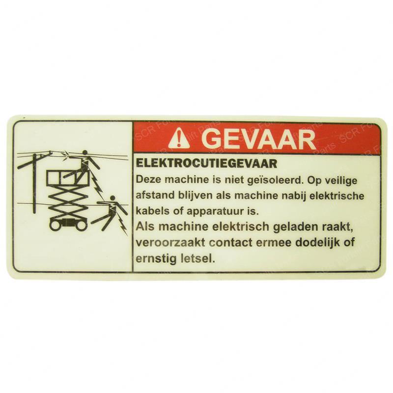 DECAL - DANGER ELECT.HAZARD JL1703895 jl1703895 product image