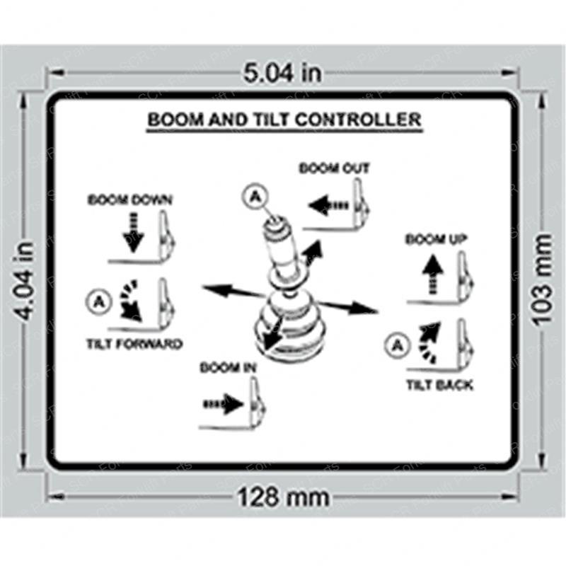 DECAL  4WAY CONTROLLER GN2-1346GT gn2-1346gt product image