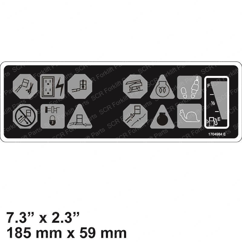 DECAL - LIGHT PANEL 800S(CE JL1704984 jl1704984 product image