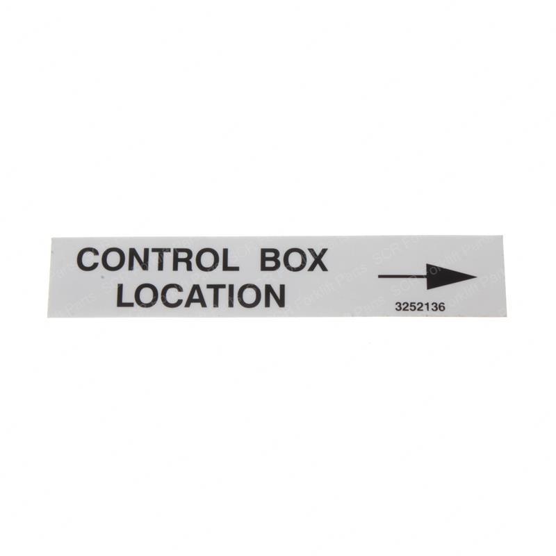 DECAL - CONTROL BOX GNJL3252136 gnjl3252136 product image