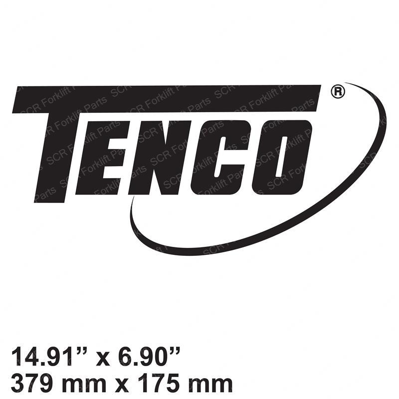 DECAL - TENCO LOGO BLACK 15X7 SY1238733 sy1238733 product image
