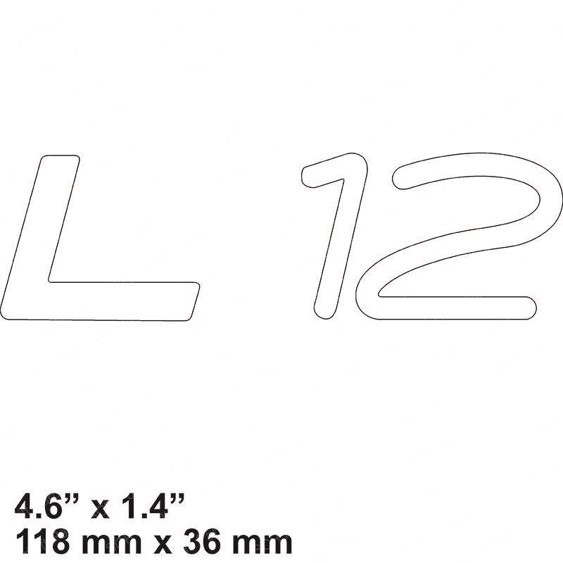 DECAL - L12 LIL0009382274 lil0009382274 product image
