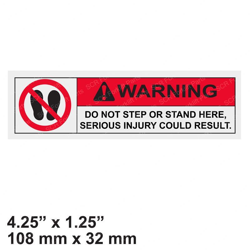 DECAL - WARNING NOT A STEP LI149579 li149579 product image