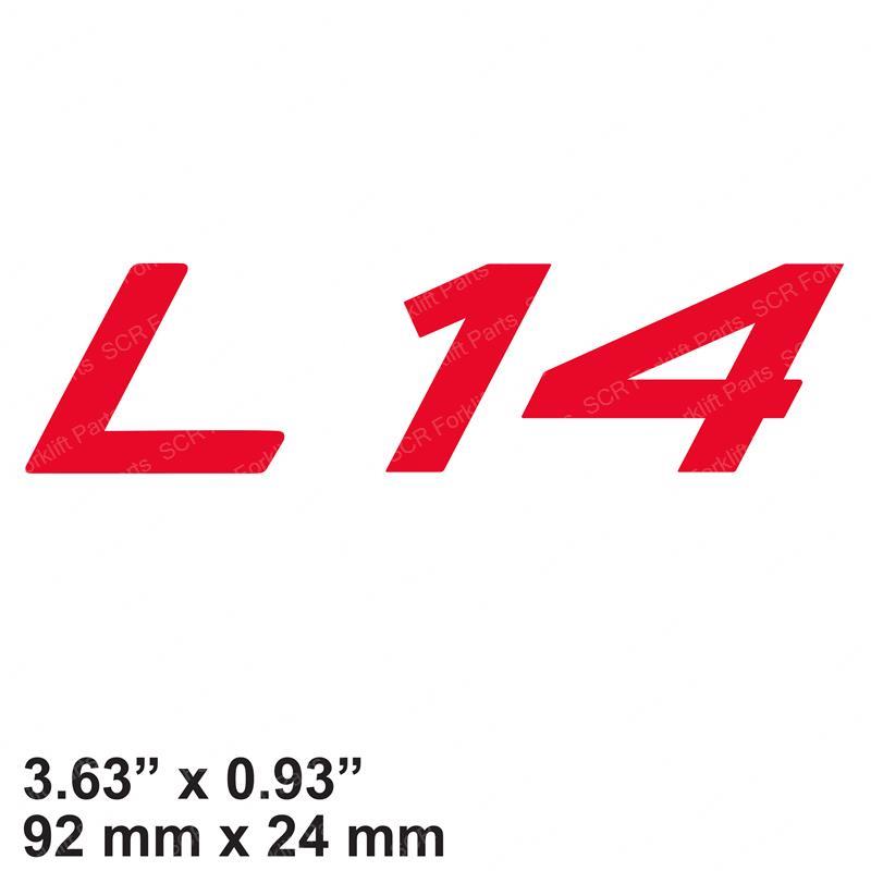 DECAL - L 14 LINDE LI11734391005 li11734391005 product image