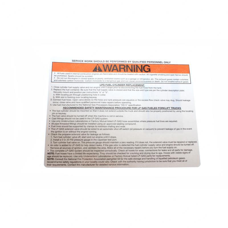 LBL-CAUTION FUEL DWNI97841-FC40A dwni97841-fc40a product image