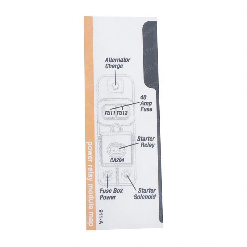 LABEL POWER RELAY MODULE CR69911 cr69911 product image