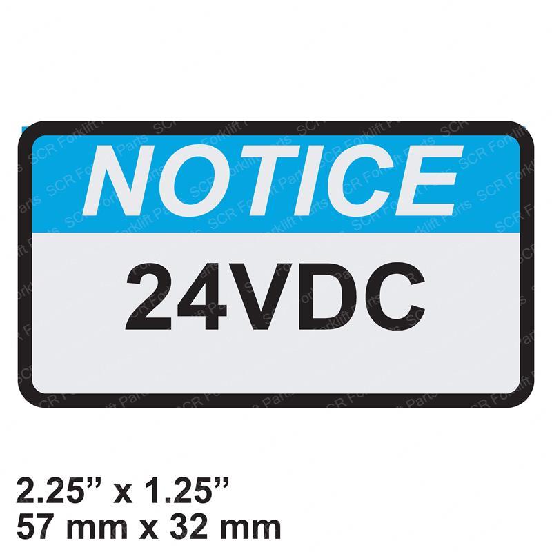 DECAL,24 VOLT DC JL1001216313 jl1001216313 product image